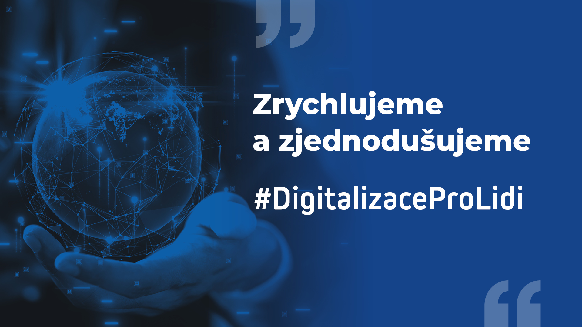 Zrychlujeme a zjednodušujeme. Digitalizace pro lidi na MPSV